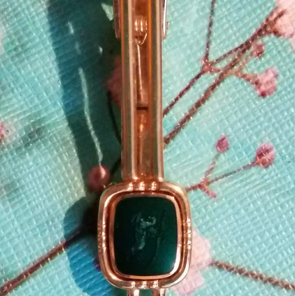COPY - Burberry authentic gold tone tie clasp